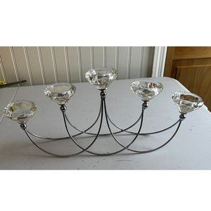 Crystal multi candle holder
